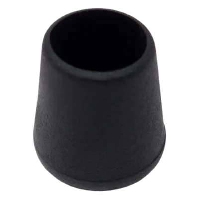 Immagine prodotto di Adsamm® | 16 x tappi per gambe di sedie / Ø 12 mm / per tubi rotondi Ø 12 - 13 mm / nero / rotondo / guide per sedie in acciaio tubolare