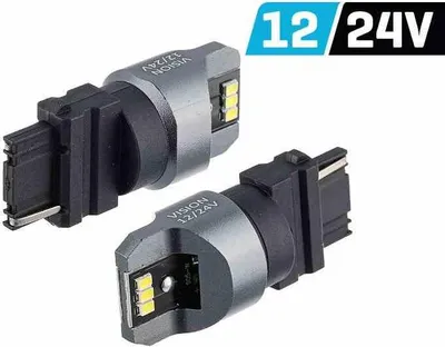 Immagine prodotto di VISION P27W (T25) 12/24V lampadina 6x 3020 SMD LED, non polare, CANBUS, bianco, 2 pz.