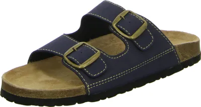 Produktbild von Paulo G. Herren-Pantolette mit Tieffußbett Navy-Blau, Farbe:blau, EU Größe:47