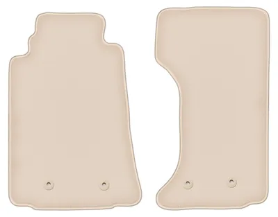Produktbild von DURBAN Beige Velours-Fußmatten-Set für Mazda MX-5 III Cabrio (2005-2015)