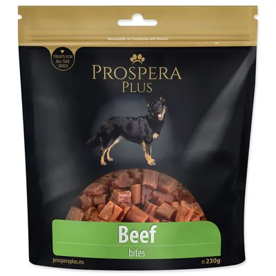 Obrázek produktu pro Pochoutka Plus kousky z hovězího masa 230 g
