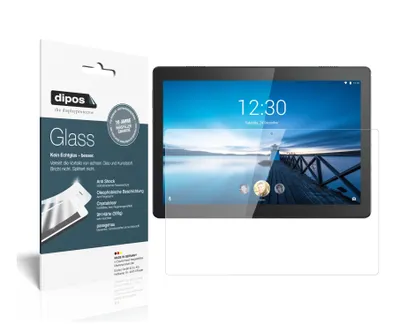 Produktbild von 2x Schutzfolie für Lenovo Tab M10 HD - Anti-Shock 9H Folie dipos Glass Kunststoffglas
