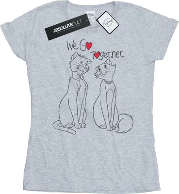 Produktbild von Disney - "Aristocats We Go Together" T-Shirt für Damen BI15255 (L) (Grau)
