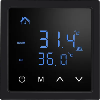 Produktbild von Chytrý termostat 16A regulátor teploty podlahového vytápění s dotykovým LED displejem 85-265V regulace elektrického vytápění