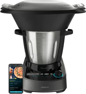 Immagine prodotto di Cecotec 04341 robot da cucina 1600 W 3,3 L Nero, Acciaio inox Bilance incorporate