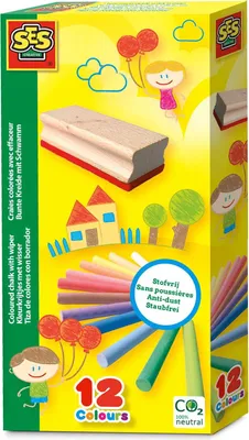 Image de SES Crayons de couleur avec raclette