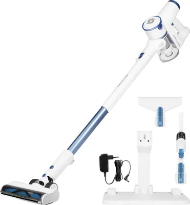 Produktbild von Genius Invictus X4 Akku-Handstaubsauger Kabellos 11-tlg. Akkustaubsauger beutellos, Stielstaubsauger, HEPA Filter, Akkulaufzeit bis 35 M. LED Display