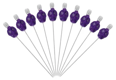 Immagine prodotto di Aghi per cranioplastica, 10 pezzi, acciaio, colore viola, 7,5 cm
