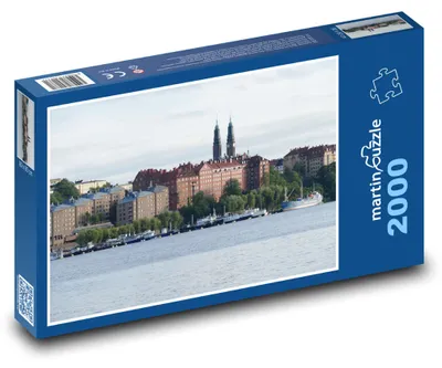 Produktbild von martinpuzzle - Puzzle 2000 Teile - Stockholm - Schweden, Stadt