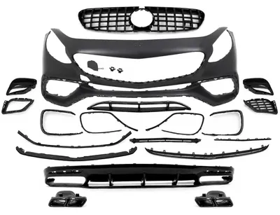 Produktbild von BodyKit für Mercedes S Coupe C217 Sport Line 15-21 Kühlergrill Diffusor Endrohre.