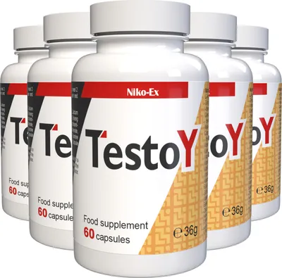 Immagine prodotto di TestoY - 300 capsule (5 x 60 capsule) - Confezione da 5