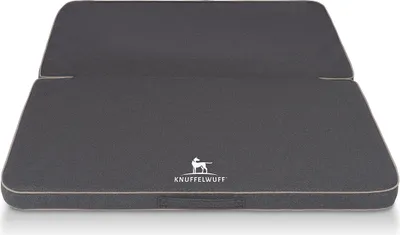 Produktbild von Faltbare Reisematte Orthopädisch Tacoma aus Velours mit Handwebcharakter 120 x 100cm Anthrazit