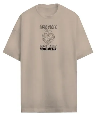 Produktbild von One Piece Oversize T-Shirt Herren Trafalgar D. Law sand XL
