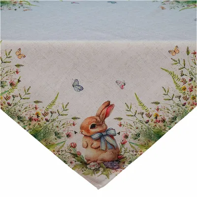 Produktbild von Tischdecke Tischläufer Druck Häschen Osterhase Ostern 85 x 85 cm