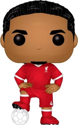 Immagine prodotto di Liverpool Virgil Van Dijk POP Figure - Giocattolo da collezione per il calcio