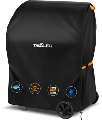 Image de Housse de protection pour barbecue, dimensions 90x70x110 cm, pour barbecue à gaz, tissu Oxford 600D, résistant aux intempéries, pour une utilisation en extérieur