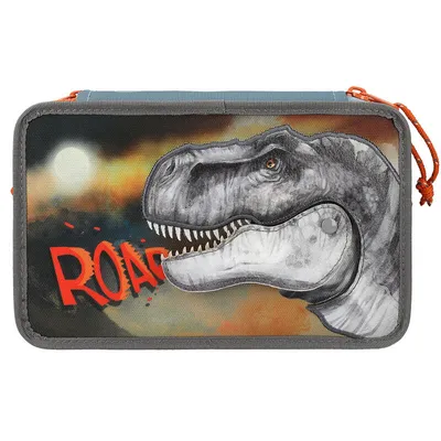 Obrázek produktu pro Depesche 12475 Tříkomorový penál Dino World s 3D efektem