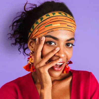Produktbild von 4 Stück gestrickte Yoga-Haarbänder für Damen und Mädchen – elastische Turban-Haaraccessoires