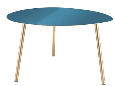 Obrázok produktu pre Odkladací stôl Leitmotiv Ovoid Large LM1814, modrý
