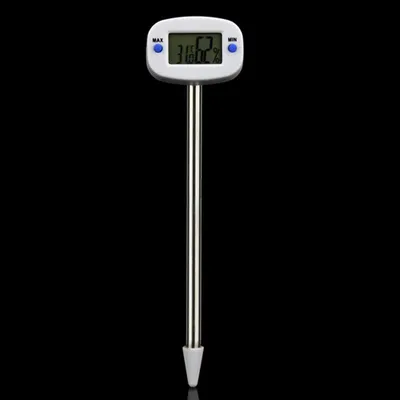 Produktbild von Digitaler Bodenthermometer mit Temperatur- und Feuchtigkeitsmessung, präzise, wasserdicht nach IP68, Bodentester für Pflanzen