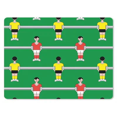 Produktbild von MuchoWow® Mauspad Mousepad Muster - Fußball - Sport 23x19 cm - Mousepads - Maus Mat - Pad - Mausunterlage - Schreibtischunterlage - Mauspad