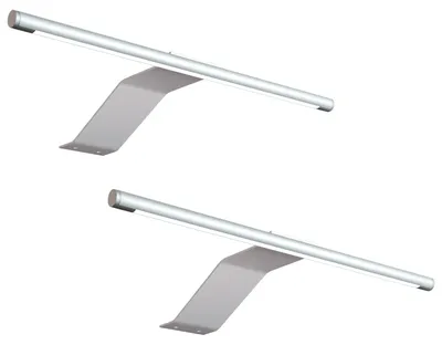 LED-Schrankleuchte 340x170 mm, 4 W, 230 lm, warmweiß, 2er-Set