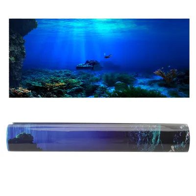 Obrázok produktu pre Lepidlo -SeaWorld -pozadie plagátu pre akvárium - dekorácia akvária 122 x 46 cm