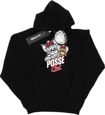 Produktbild von Tom And Jerry - "Posse Cat" Kapuzenpullover für Herren BI19128 (S) (Schwarz)