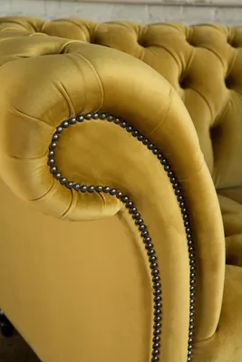 Produktbild von Sessel Chesterfield Sitz Textil Stoff Kunstleder Leder Couch Polster Einsitzer