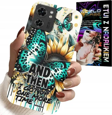 Immagine prodotto di Custodia Motorola Edge 40 - E poi mi sono alzato, Kobiece Wzory + Folia