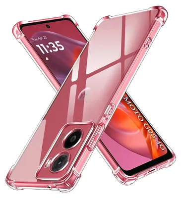Obrázek produktu pro Techsuit odolné průhledné silikonové pouzdro pro Motorola Moto G05 / E15 – průhledné