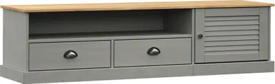 Obrázek produktu pro vidaXL TV skříňka VIGO Grey 156x40x40 cm Borovicový masiv