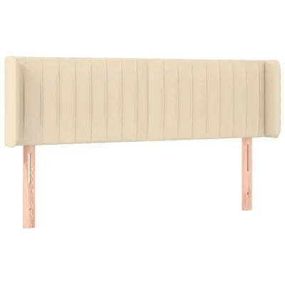 Produktbild von vidaXL Kopfteil mit Ohren Creme 147x16x78/88 cm Stoff