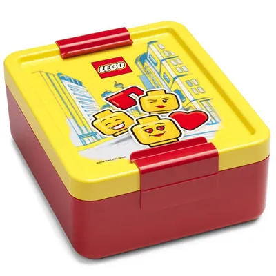 Produktbild von LEGO ICONIC Girl Lunchbox 170 x 135 x 69 mm - rot