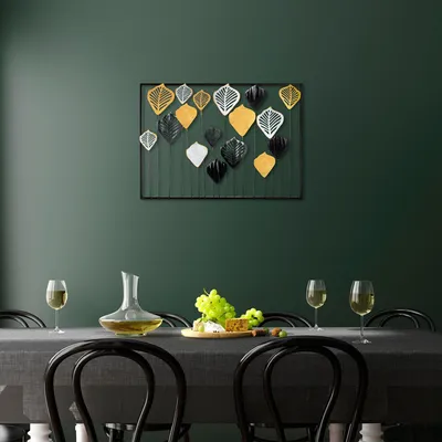 Obrázek produktu pro Wallity, Hornbeam- DYU1165, Barevné, Ostatní bytové dekorace, 70 x 50 cm, 100% kov (tloušťka: 1)