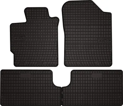 Immagine prodotto di Tappetini auto in gomma adatto per Toyota Yaris III (2011-2019, benzyna) neri, set 4 pz, con fissaggi