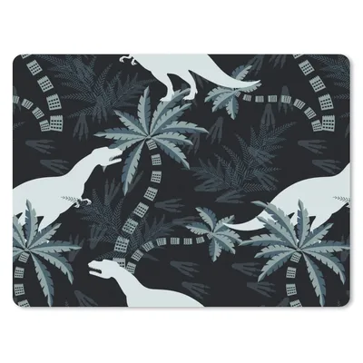 Produktbild von MuchoWow® Mauspad Mousepad Muster - Dino - Dschungel - Jungen - Mädchen - Kinder 23x19 cm - Mousepads - Maus Mat - Pad - Mausunterlage - Schreibtischunterlage - Mauspad