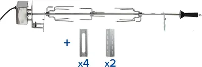Obrázok produktu pre Univerzálna sada elektrických grilovacích špízov Campingaz série 3-4, nosnosť 3 kg