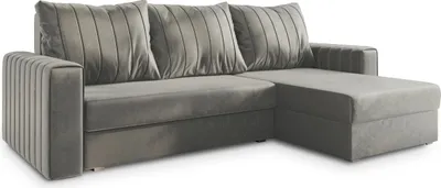 Produktbild von Masseno Ecksofa CARL mit Schlaffunktion L-Form, Sofa mit Bettkasten, Wohnzimmersofa, Couch, Soffa, Bettsofa, Couchgarnitur- Hellgrau, PAROS 05