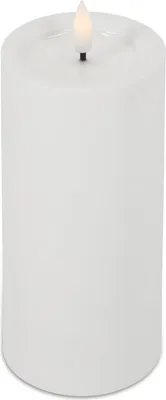 Produktbild von LED Kunststoffkerze weiß Außen 1875-100 6h Timer D7 H15cm excl.2xAA IP44