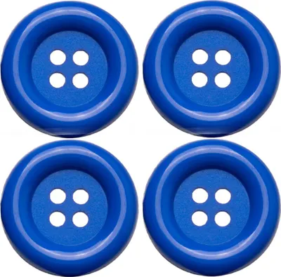Produktbild von XL-Knöpfe 5cm 4 Stk blau