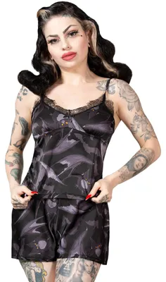 Produktbild von KILLSTAR Leibchen - Asperity Cami Top Schwarz 4XL
