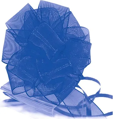 Produktbild von Roth Ziehschleife Rapid, blau, Ø 13cm, 10er Box