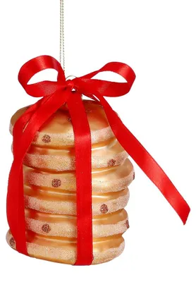 Produktbild von House of Seasons Weihnachtsornament Kekse - L7 x B8 x H10 cm - Braun