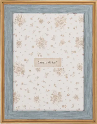 Produktbild von Clayre & Eef Bilderrahmen 10x15 cm Blau MDF