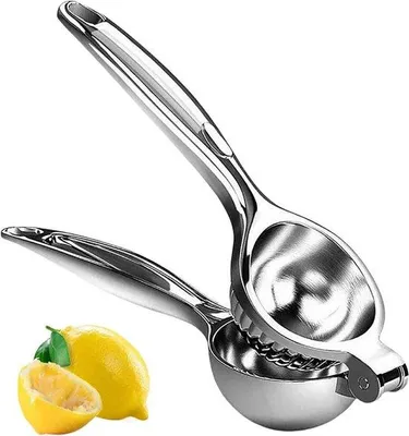 Image de Presse-citron en acier inoxydable de 7 cm, robuste et lavable au lave-vaisselle