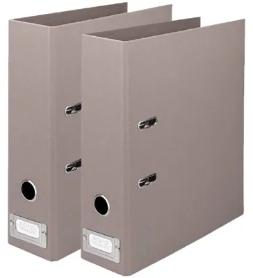 Zdjęcie produktu dla Rössler - Segregator biurowy S.O.H.O. format A4, 2 sztuki, wymiary 320x285x80 mm, kolor beżowy