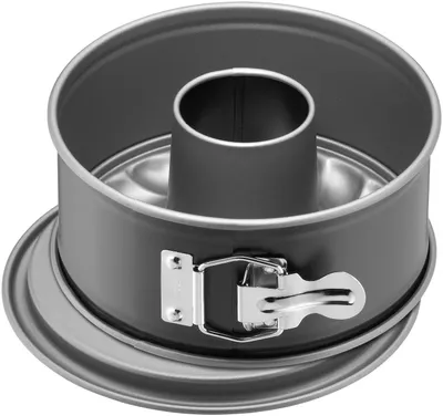 Image de KAISER Moule à charnière Inspiration avec fond tubulaire 8cm Ø18cm noir