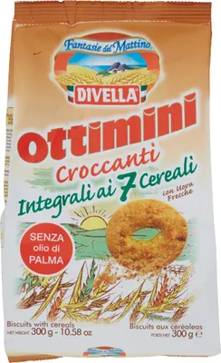 Produktbild von Vollkornkekse Biscotti Ottiini Sette Cereali 300g - Divella