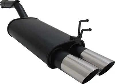 Immagine prodotto di Novus Group N silenziatore sportivo 2x76 rotondo obliquo per Ford Fiesta 5 MK6 JH